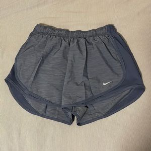 Nike Dri-Fit blue running shorts